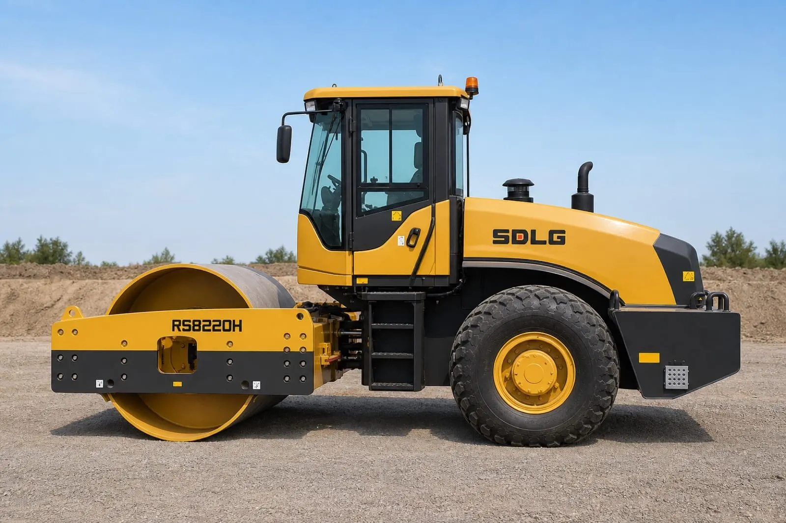 Дорожній коток SDLG RS8220H для ущільнення ґрунту
